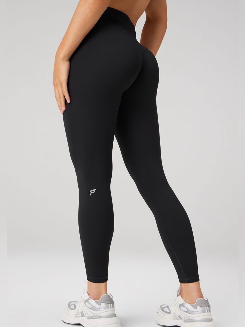 Fabletics The No-Seam Pureluxe Tlc Leggings 7/8 In Black Size Large